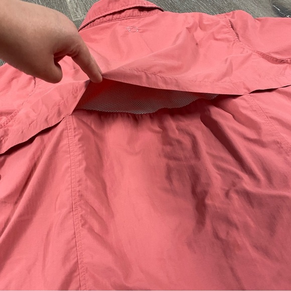 MAGELLAN fishing gear relaxed fit pink long sleeve collar button front size 1X - Picture 7 of 7